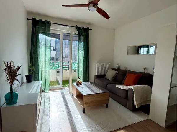 Appartement T2 meublé 43.5m2 Balcon/Parking sécurisé