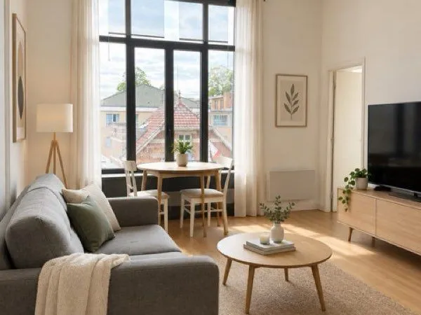 Particulier loue appartement 2 chambres meublé Haubourdhin