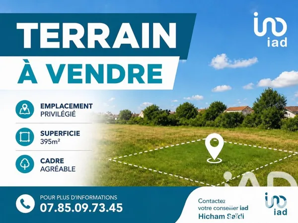 Terrain 395 m²
