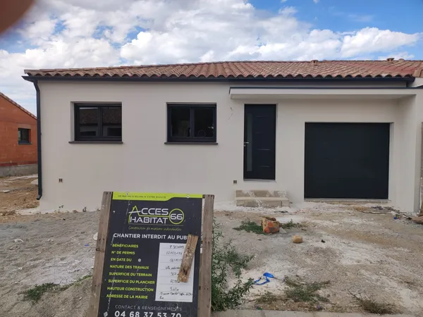 Terrain + maison 4 pièces 80 m²