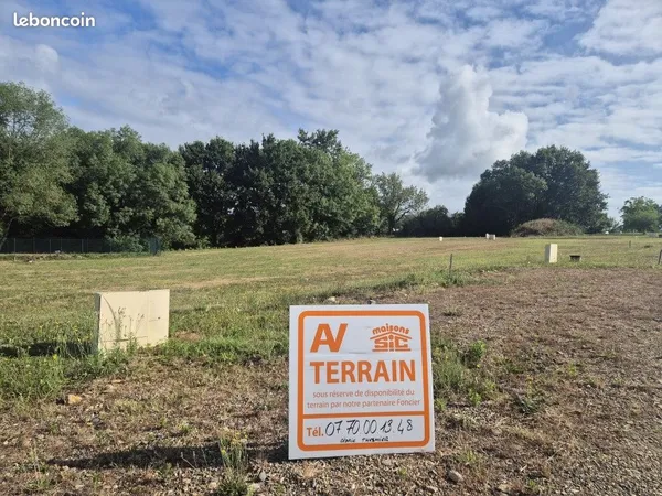 Terrain 700 m² Samadet
