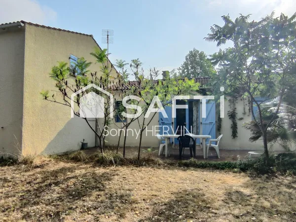 Maison 3 pièces avec joli jardin