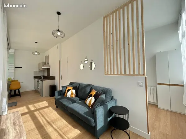 Appartement T1 bis meublé et climatisé avec terrasse