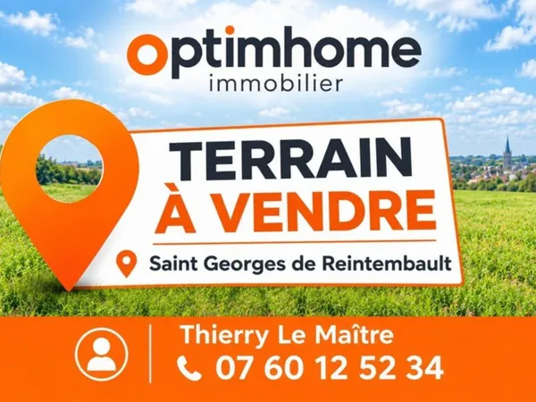 Terrain à vendre 1 267 m² proche centre-ville - Saint-Georges-de-Reintembault(35)