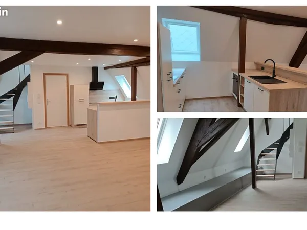 Saverne CV : F3 atypique en duplex sous les toits