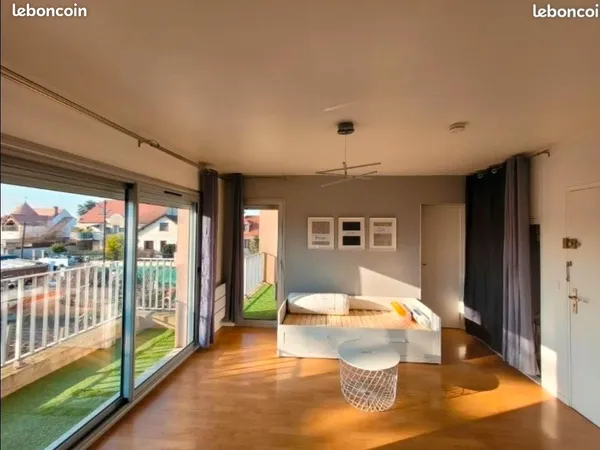 Studio 28m2 avec 2 terrasses et stationnement