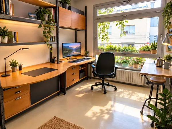 Bureau dans Atelier d'artistes