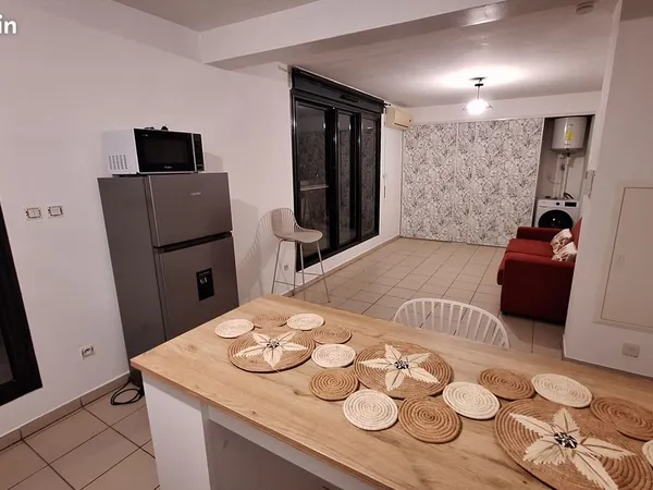T1bis meublé de 32m2 + terrasse 15 m2