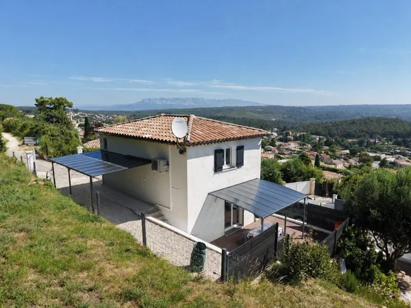 À VENDRE - PEYPIN - Maison T3 récente avec vue panoramique exceptionnelle jusqu'aux Alpes du Sud
