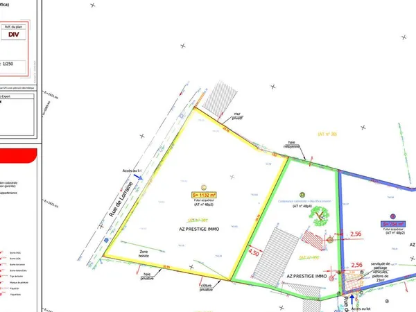 Terrain 1132 m² RINXENT