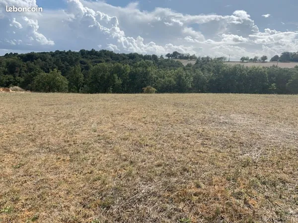 Terrain 1 300 m² Coursac
