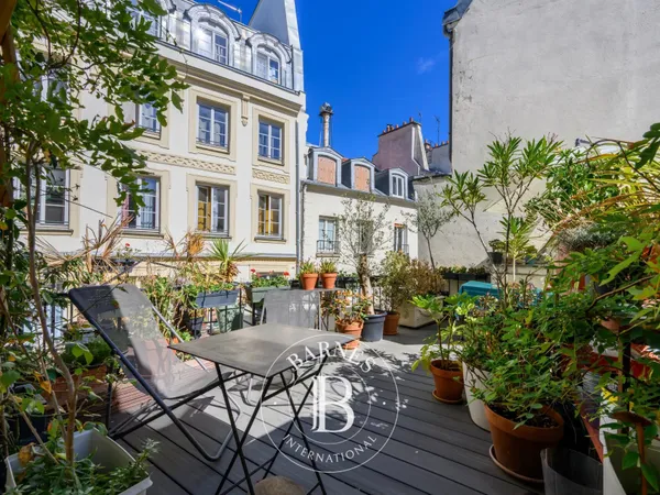 Vente appartement - Paris 2 - Duplex - 3 chambres - Balcon - Terrasse