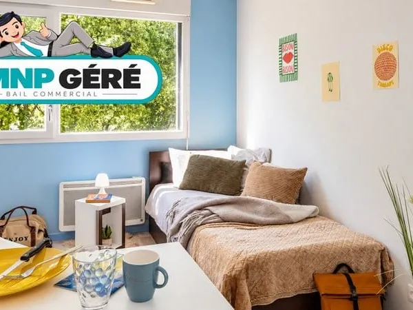 Studio étudiant - investissement LMNP géré - idéal investisseur