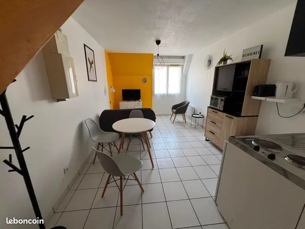 Duplex meublé 31m² + parking