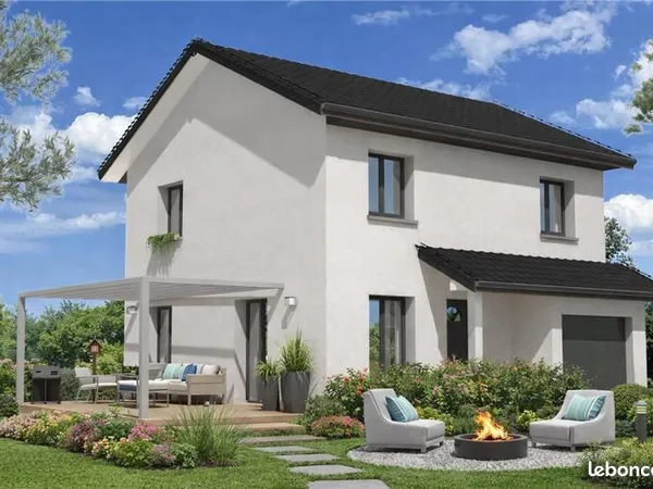 Projet de construction d'une maison 91 m² avec terrain à SAINT-PAUL-DE-VARCES (38)
