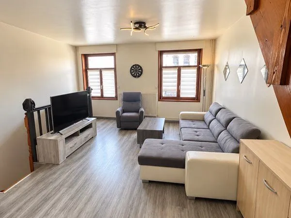 Appartement meublé 72 m² - 2 chambres + bureau - Estaires