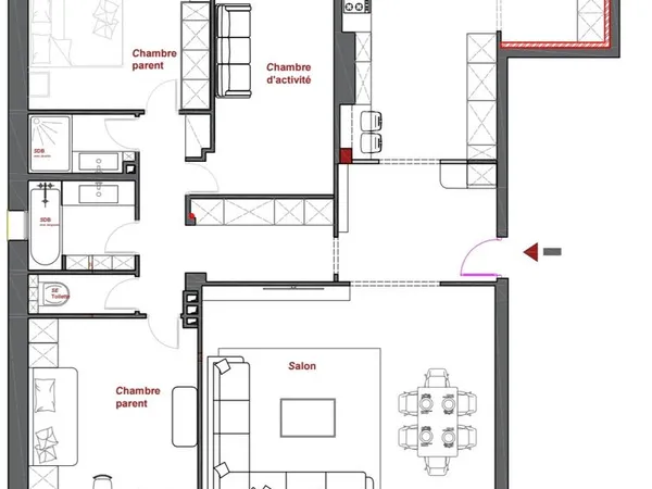 Vente appartement meudon bellevue