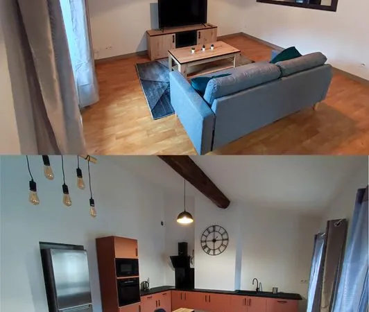 A LOUER - Appartement 2 pièces meublé rénové 56m² RIVE-DE-GIER