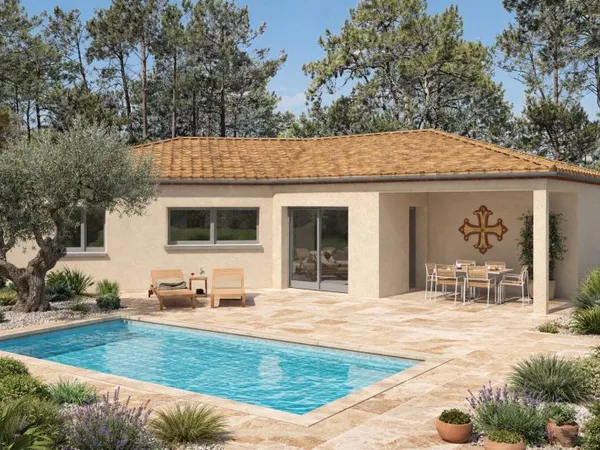 Terrain + maison 88 m²