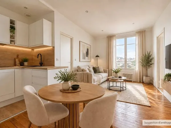 Appartement 3 pièces 63 m²