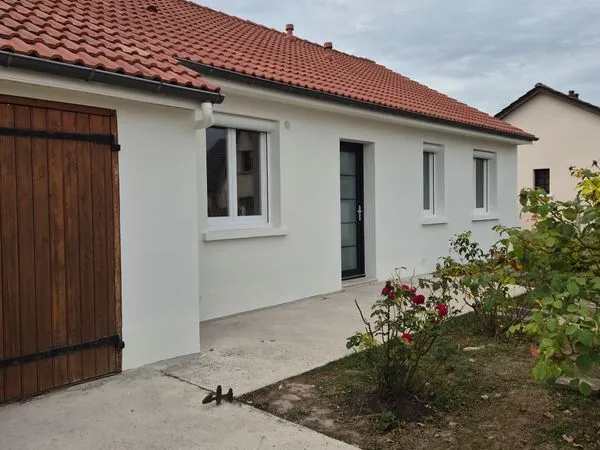 Maison plain-pied T3 de 75m² avec 500m² jardin sur Bétheny