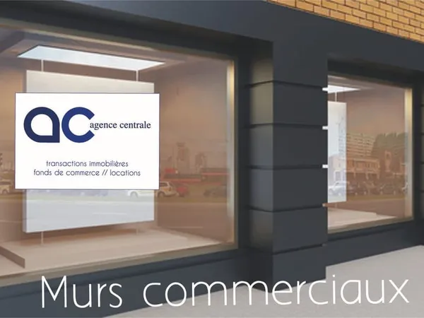 Murs commerciaux dans le centre de la Balme de Sillingy