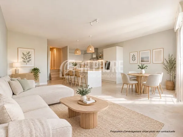 Appartement Haute-Indre 3 pièces 54,70 m2