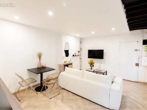 Paris 2e - Quartier Montorgueil - Beau 2 pièces de 35 m² entièrement rénové
