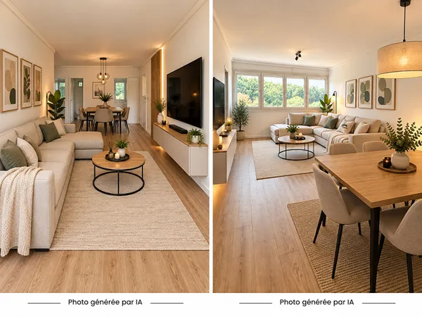 Appartement 4 pièces au pied des commerces et écoles