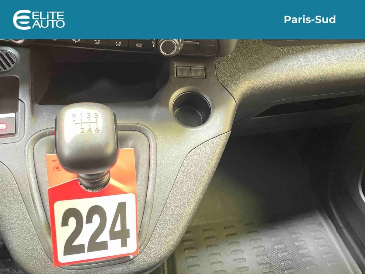 Peugeot PARTNER FOURGON STANDARD 650 KG BLUEHDI 130 S&amp;S BVM6 — photo 19