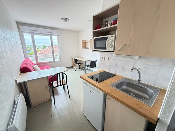 Studio 1 pièce 19 m²