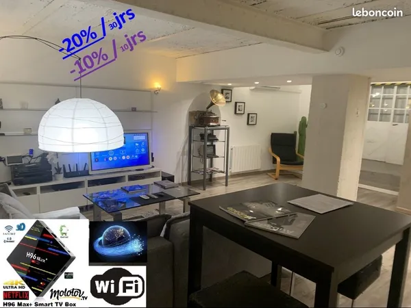 Logement atypique, room (hebdomadaire, mensuel)