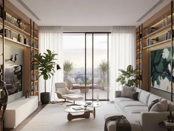 3 pièces avec balcon et parking