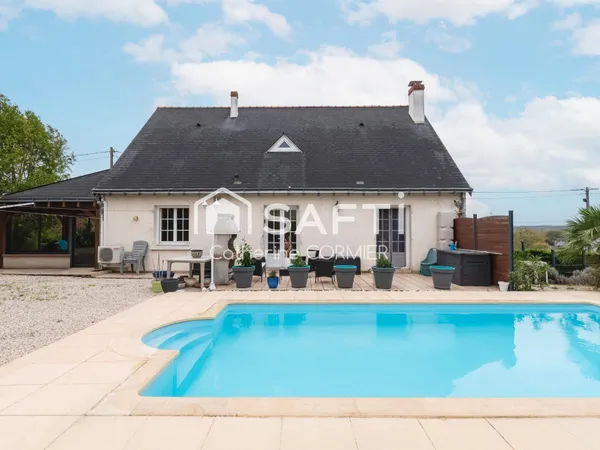 Maison de 179 m2 avec piscine et sous sol complet