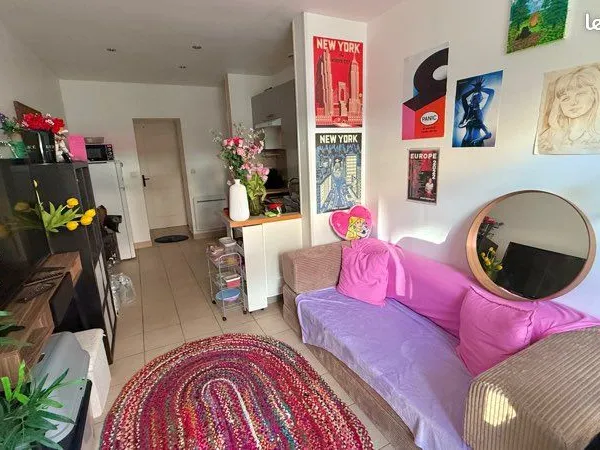 Loue appartement rdc t2 35m2
