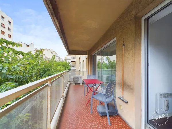 Loue appartement 56m² Marseille 7ème - T2 meublé avec balcon ensoleillé