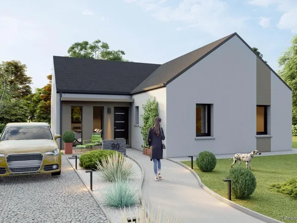 Terrain + maison 90 m²