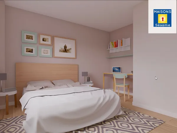 Terrain + maison 87 m²