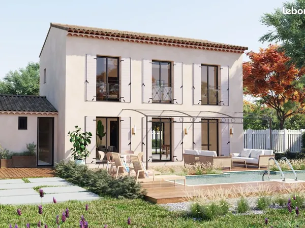 Maison 95 m² avec terrain à LA CRAU (83)