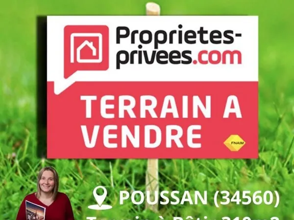 Terrain 310 m² Poussan