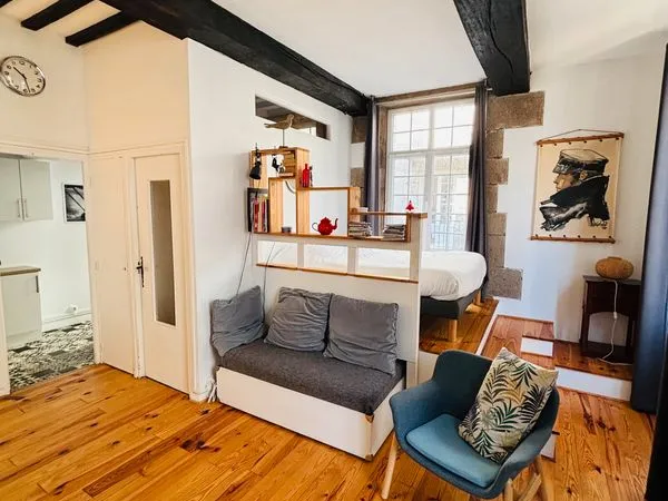 Saint-Malo Intra-Muros - Appartement meublé 30 m² - Bail mobilité - Disponible 1 mois et demi