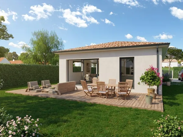 Terrain + Maison de 75m2 à Ceyras (34800)