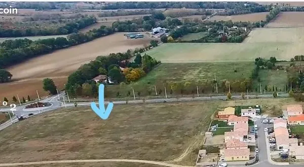 Secteur Léguevin, village LASSERRE-PRADERE - TERRAIN VIABILISE 547 m2