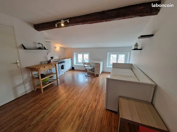 Studio 1 pièce 19 m²