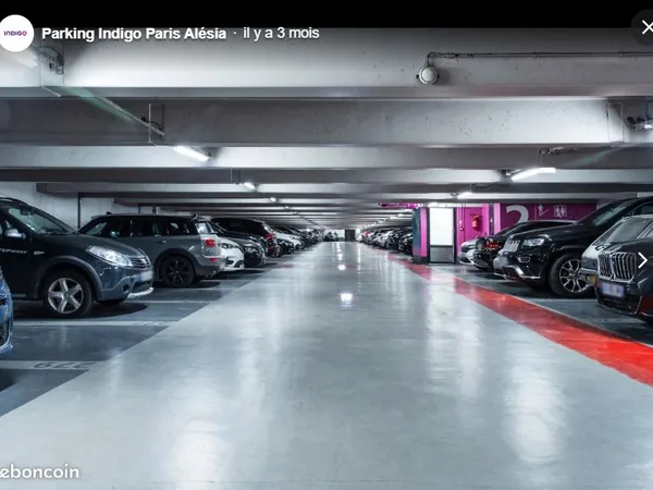 Parking Indigo Alésia / Maine - Paris 14e - 4 places disponibles - amodiation jusqu'en 2069