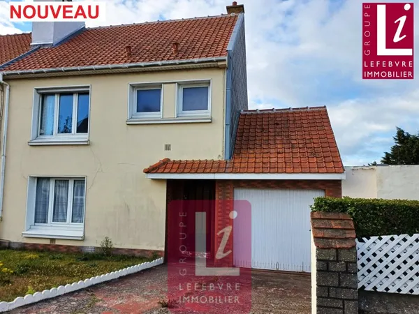 WIMEREUX : Maison 4 chambres jardin, garage plein sud, Plage, commerces...