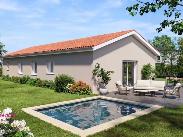 Projet de construction d'une maison 85 m² avec terrain à SAINT-PRIM (38)