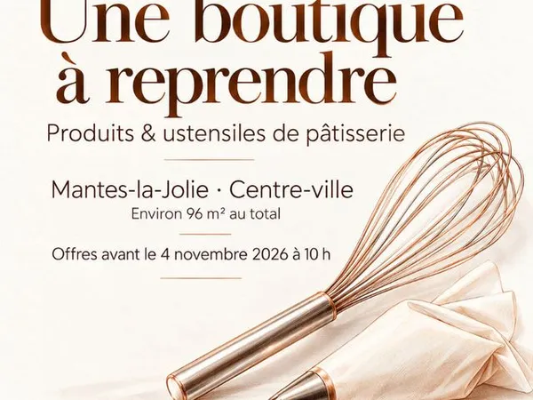 Pâtisserie 96 m² MANTES LA JOLIE