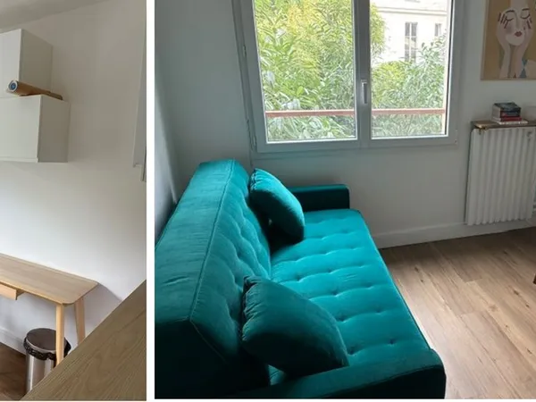 PARIS 14e - PETIT-MONTROUGE - STUDIO REFAIT À NEUF - 11,37 m²