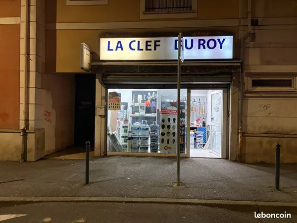 Mur et fond local commercial